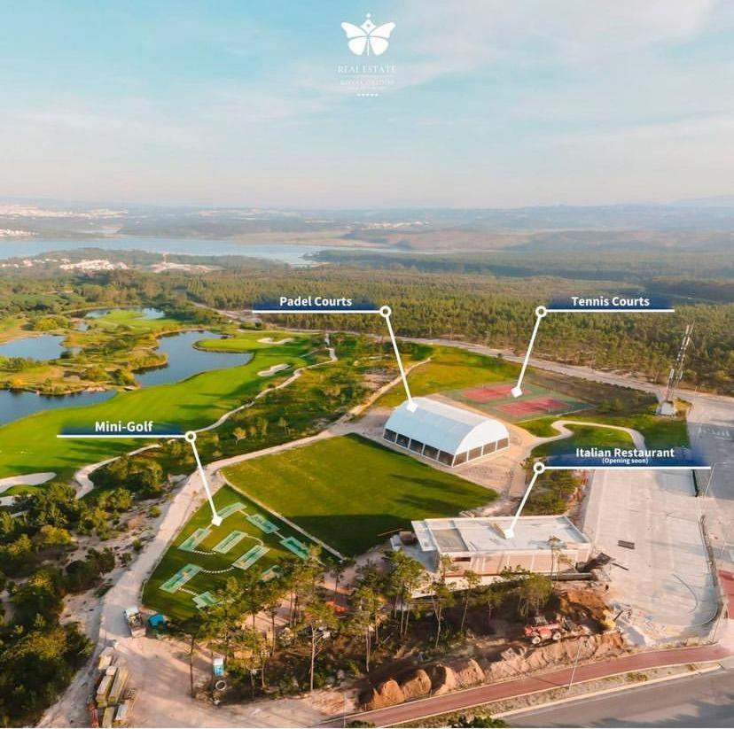 Royal Obidos Scenic Resort Praia del Rei Екстериор снимка Aerial view of the facilities